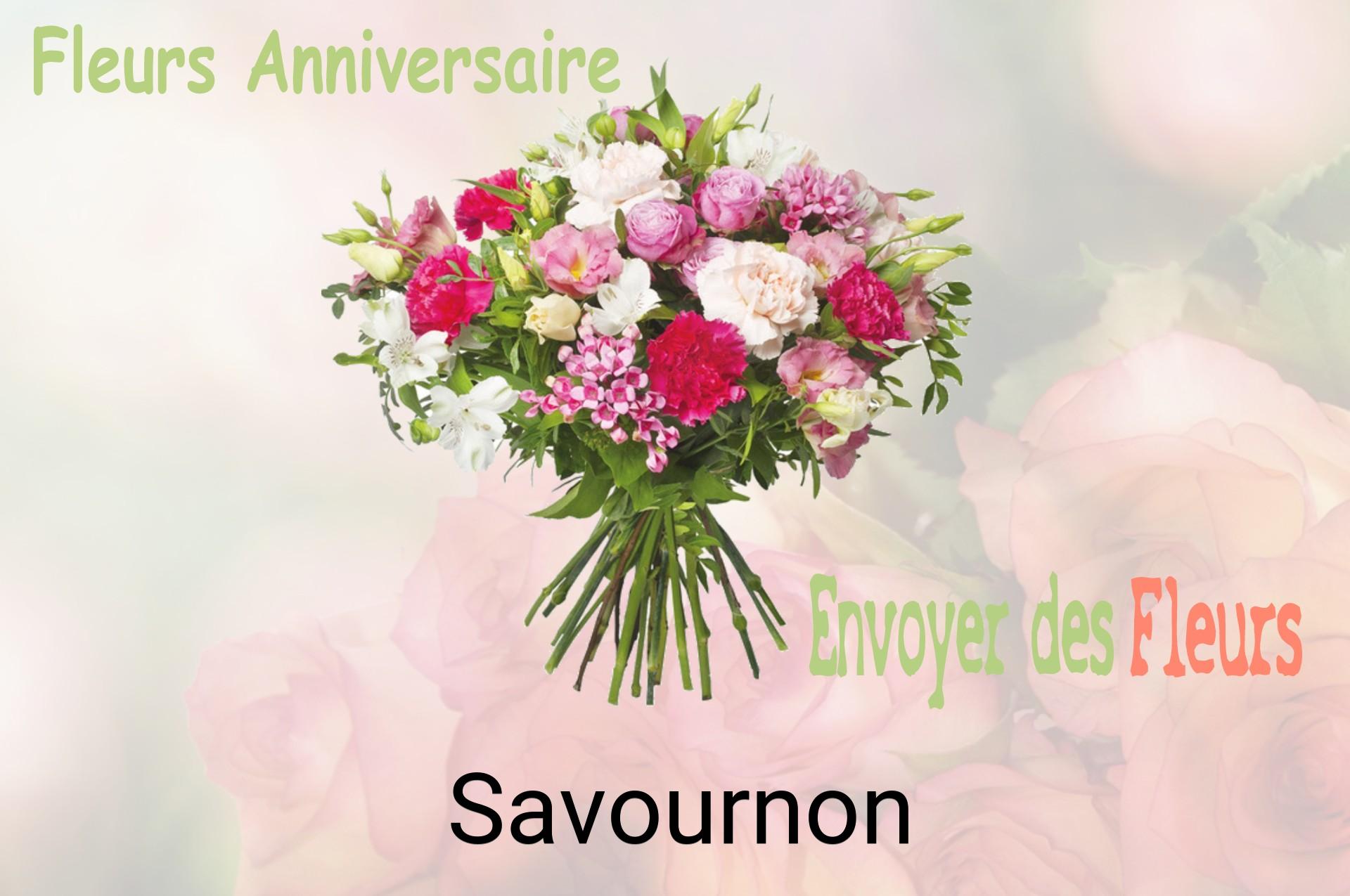 Bouquet de fleurs d’anniversaire livré à Savournon
