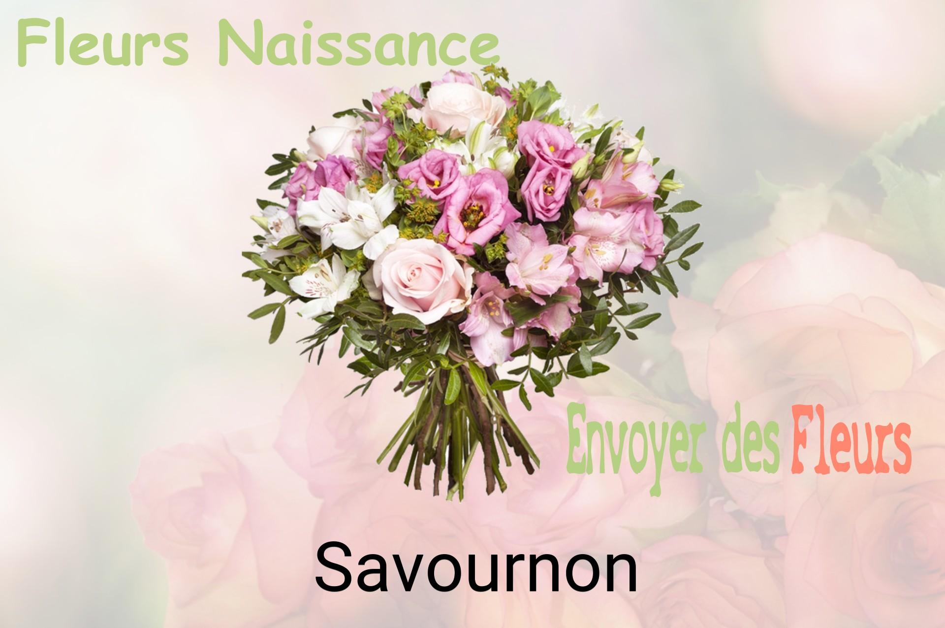 Bouquet de fleurs de naissance livré à Savournon
